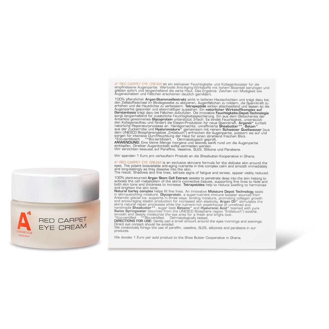 Крем для век A4 Cosmetics — Red carpet eye cream , объем, 15 мл — фото 4
