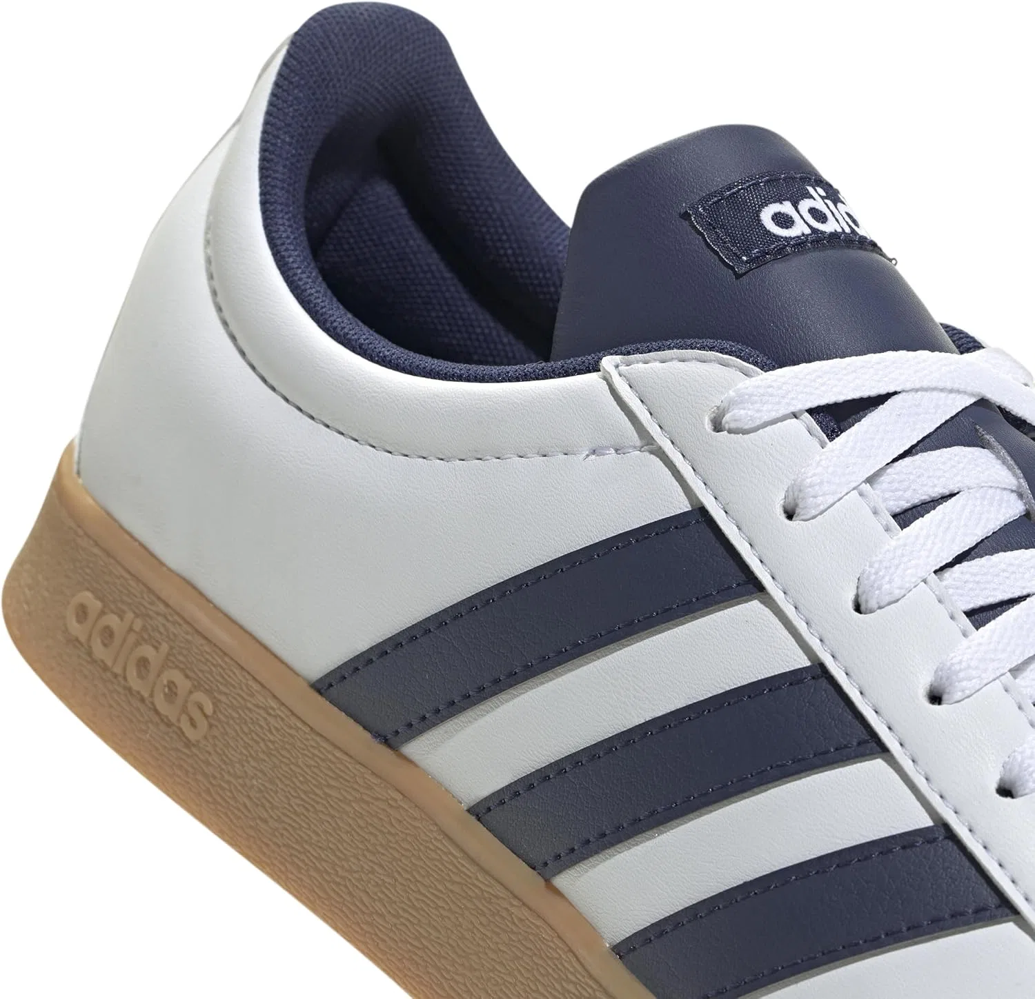 Мужские кроссовки Adidas VL Court Base, Ftwr White Dark Blue Orbit Grey — фото 4