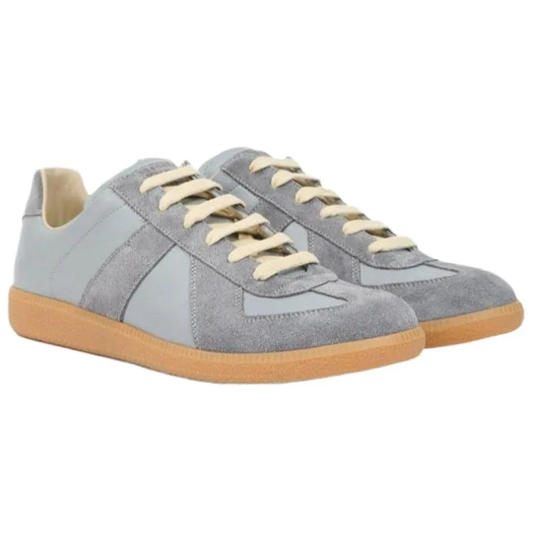 Maison Margiela Suede Low top Skateboard Shoes мужские Gray — фото 4