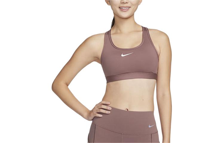 

Nike Женское спортивное нижнее белье Swoosh, дымчато-фиолетово-красное