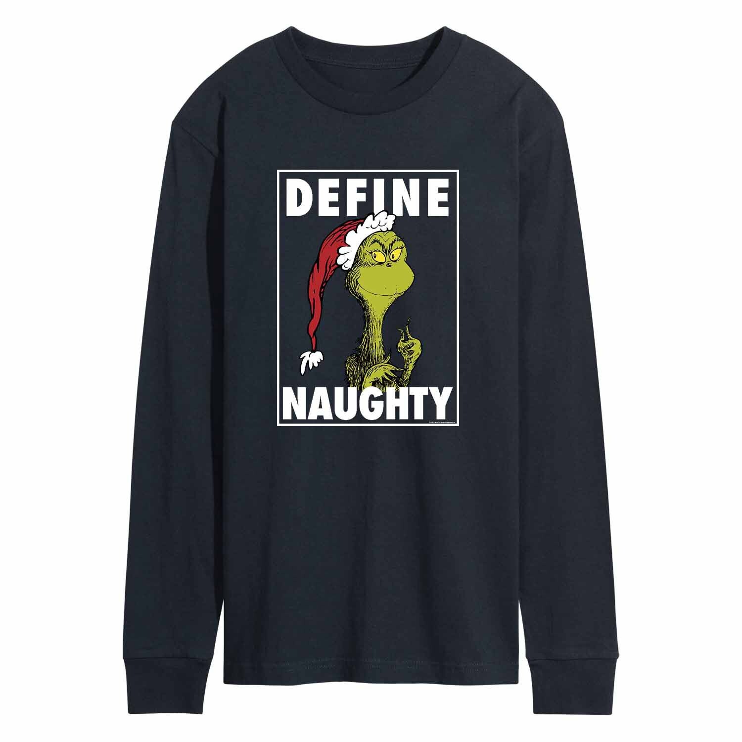 

Мужская футболка The Grinch Naughty Licensed Character