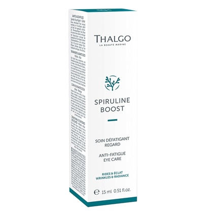 THALGO Spirulina Boost 2.0 Восстанавливающий уход за кожей вокруг глаз 15 мл со встроенными охлаждающими шариками из нержавеющей стали — фото 2
