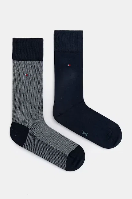 Носки 2 шт хлопковые Tommy Hilfiger, темно-синий