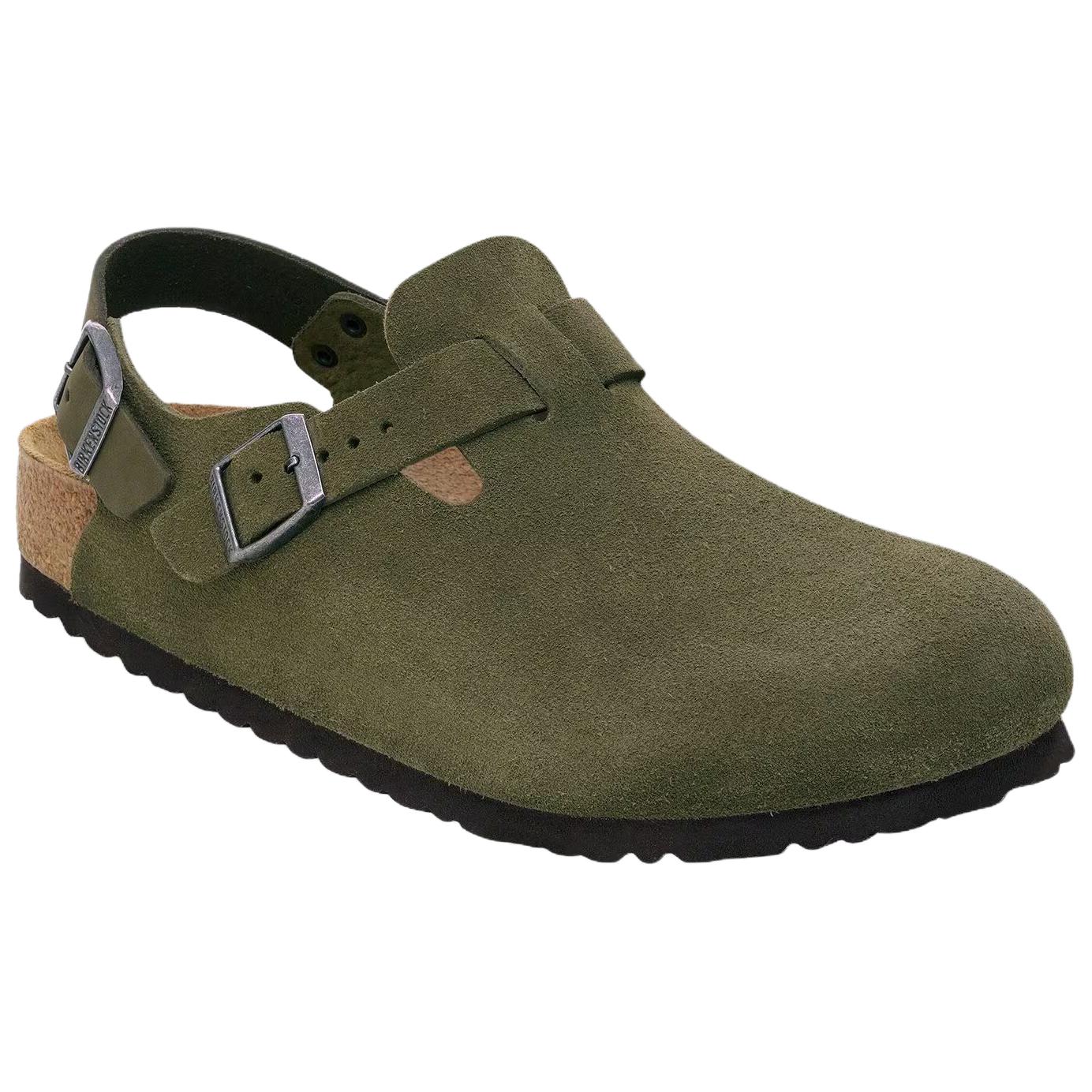 Birkenstock Токио Лоу Топ Кэжуал Шуз Юнисекс Зеленые Узкие Зеленые, цвет Green — фото 2