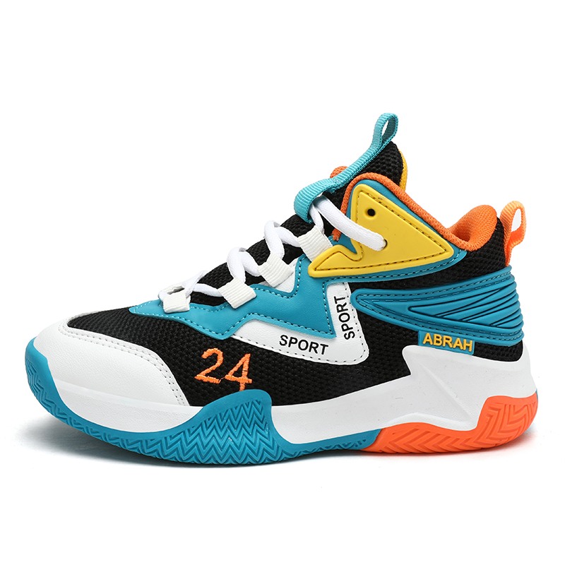 

Износостойкие дышащие детские баскетбольные кроссовки Rebound Kids' FIRS Kids, синий