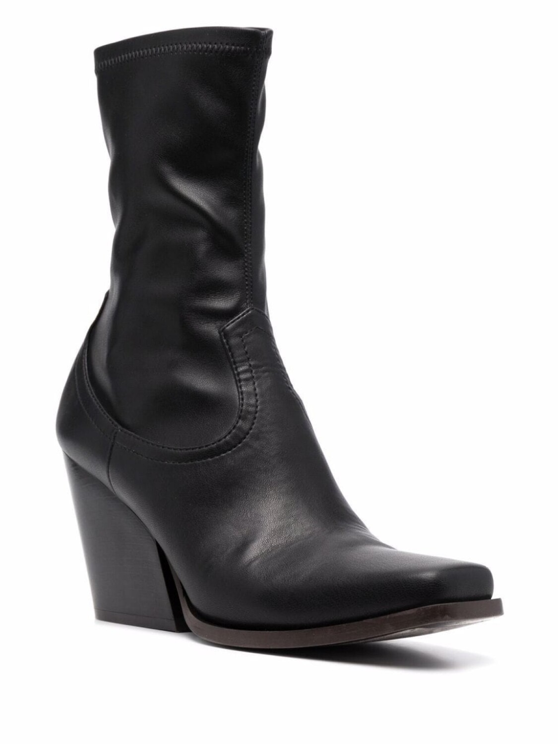 Stella McCartney ботильоны Cowboy Stretch 95, черный — фото 2