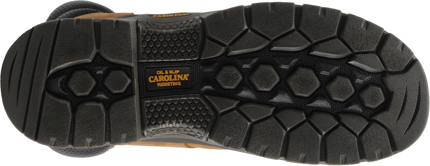 Мужские водонепроницаемые ботинки Carolina Boots Bruno Hi 8 с подкладкой-подушкой, стелькой AG7 и противоскользящей подошвой, коричневый — фото 3