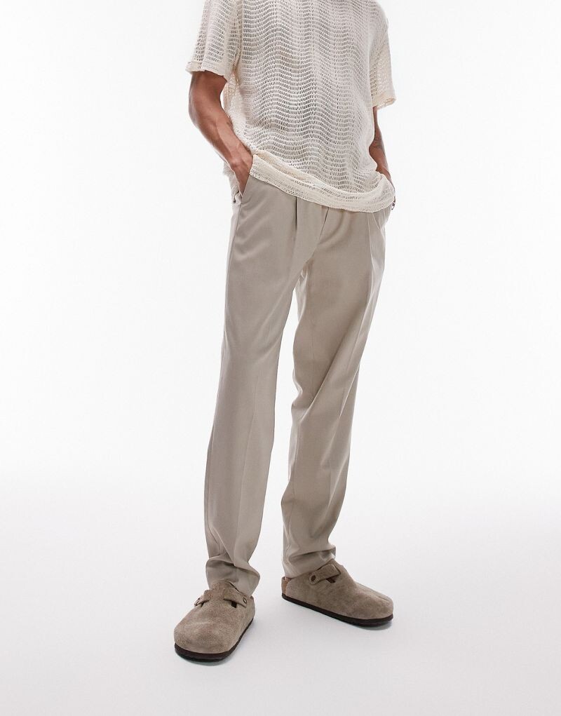 

Брюки зауженного кроя Topman
