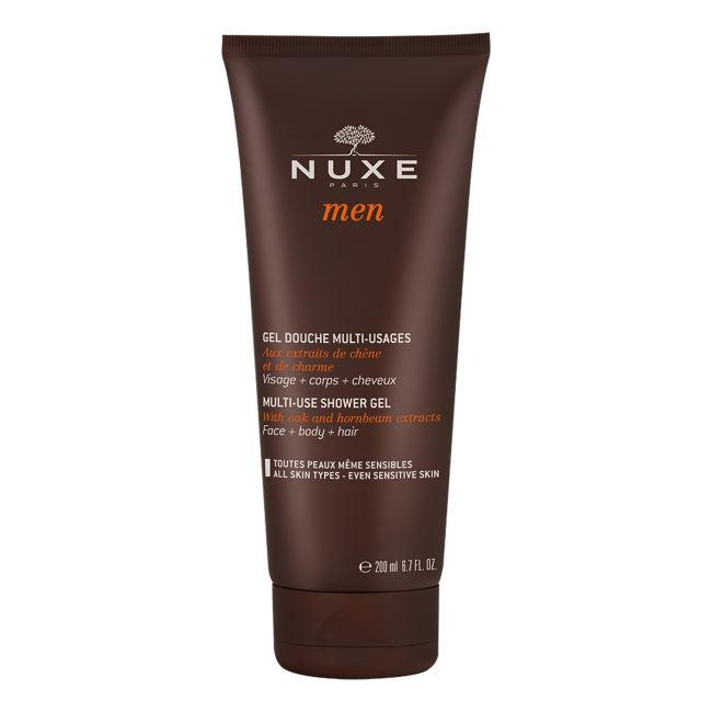 

Мужской многофункциональный гель для душа для лица, тела и волос Nuxe, 200 мл