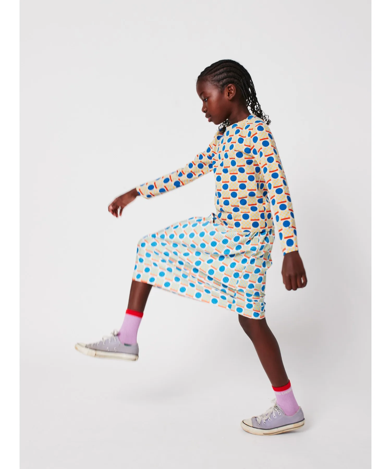 Детская футболка BOBO CHOSES Geometric Scacs all over T-shirt — фото 4