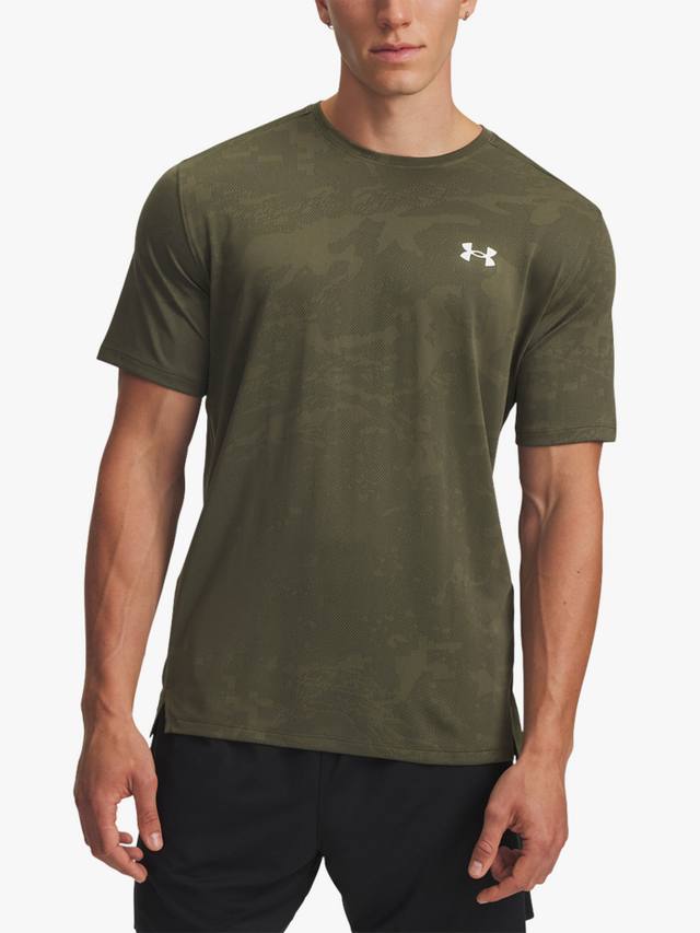 

Футболка UA Tech Vent Jacquard Under Armour, Od Green /White