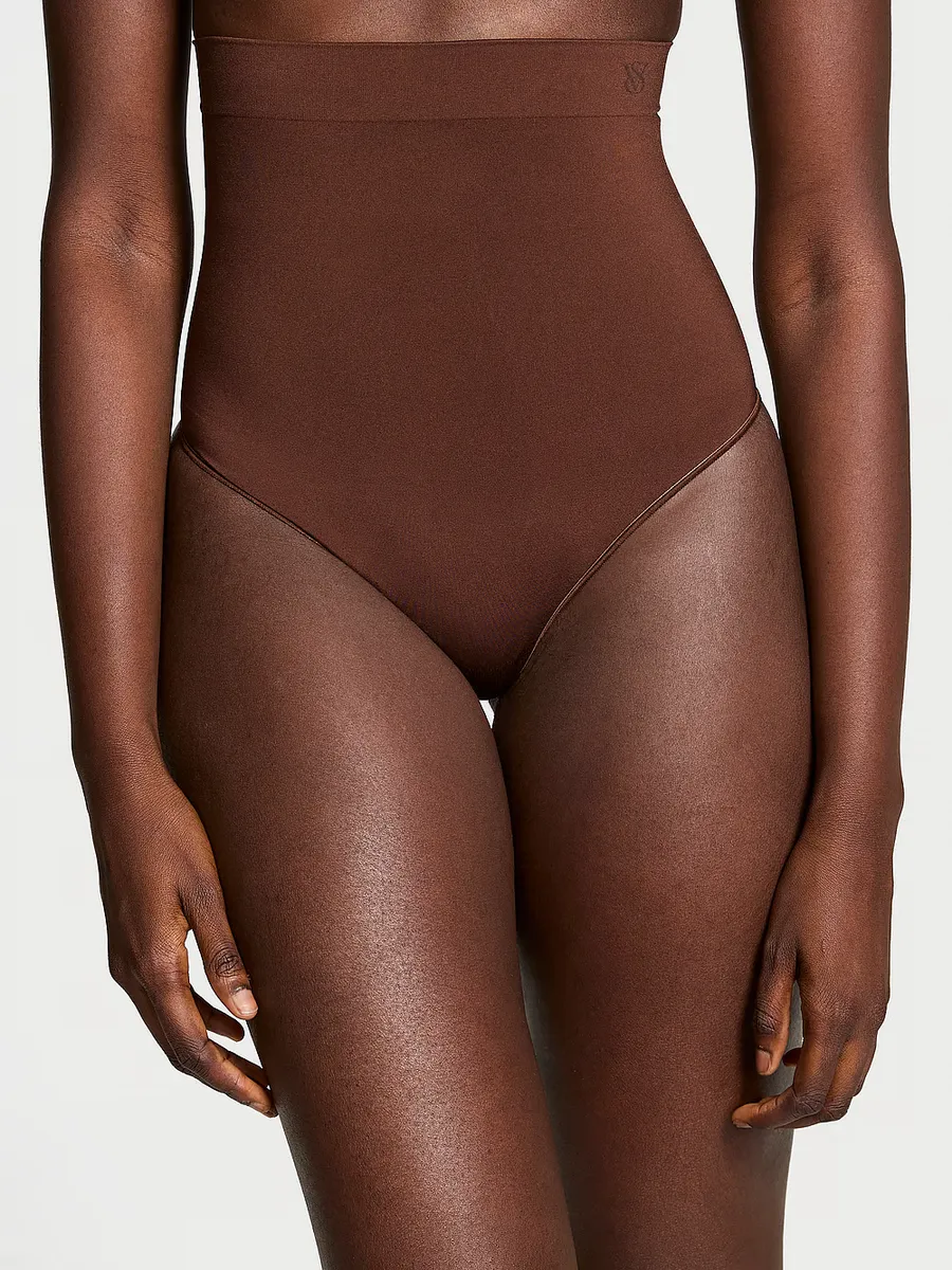 

Трусики-стринги с высокой талией SeamlessShaping Victoria'S Secret, цвет Ganache