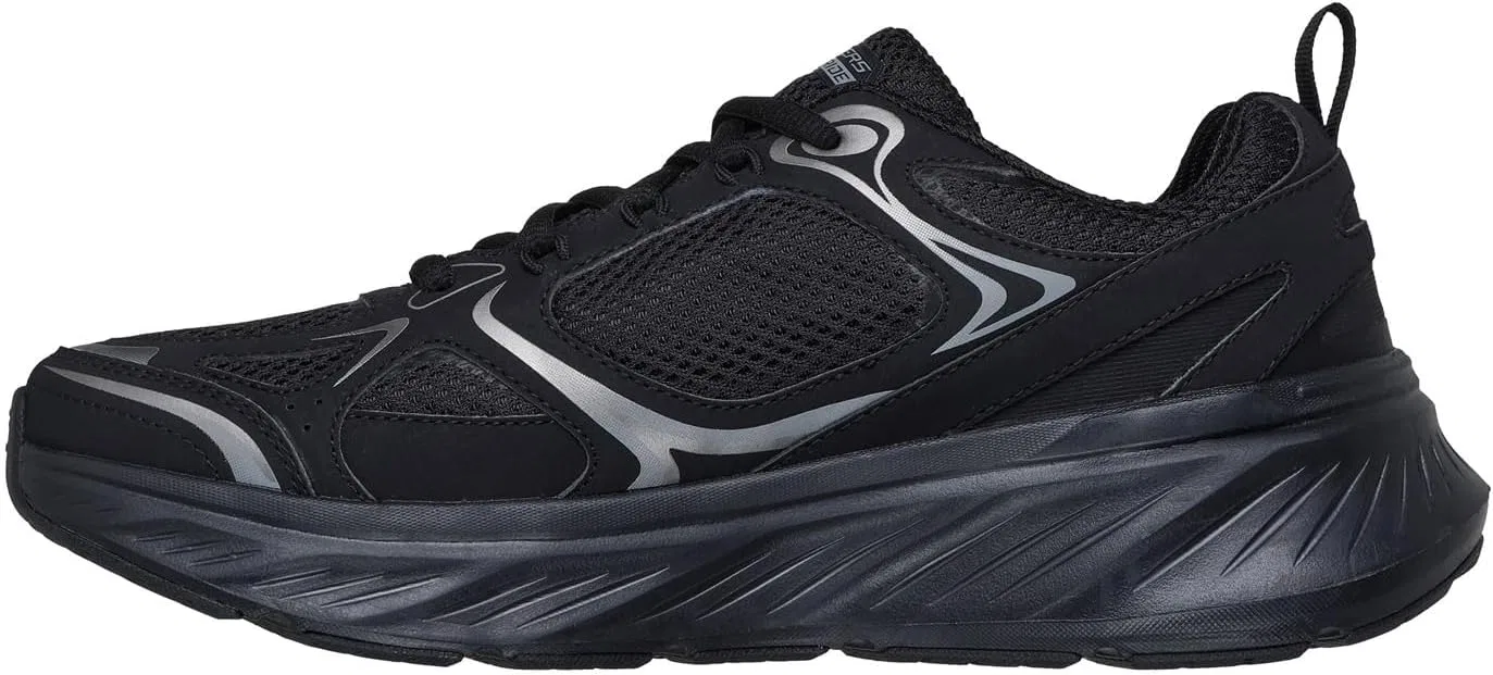 Мужские низкие кроссовки Skechers Edgeride Exodis, Black Mesh Fabric — фото 2
