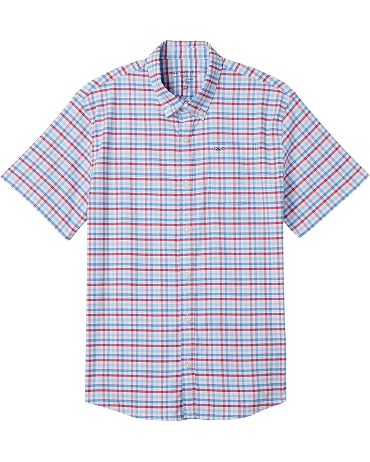 

Рубашка Vineyard Vines Kids Heathered Otg Short, цвет Lighthouse Red