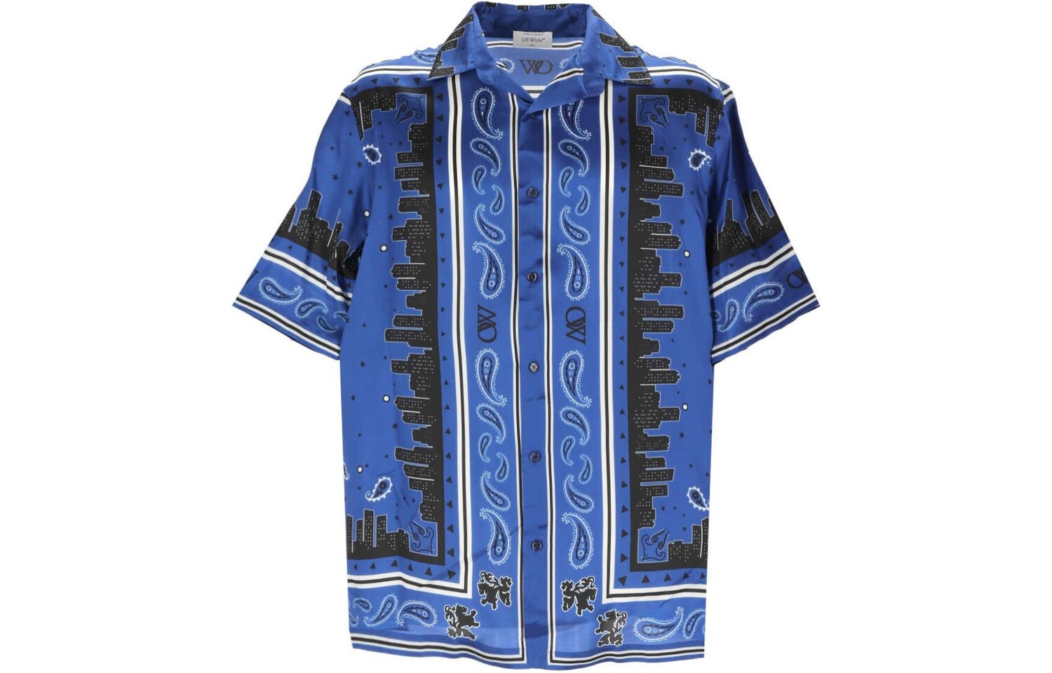 

OFF-WHITE Мужская рубашка, цвет Blue