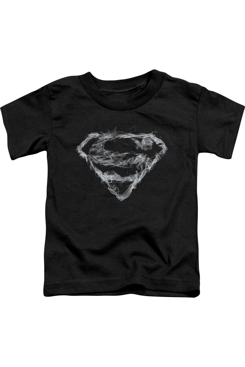 

Футболка с коротким рукавом для малышей "Супермен с дымящимся щитом" Gildan, черный