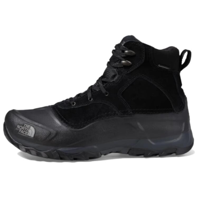 

Кроссовки для походов и треккинга мужские с высоким верхом черного цвета The North Face