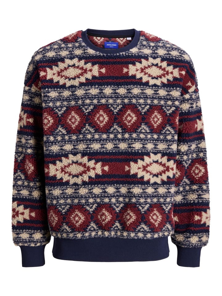 

Флисовая толстовка в темно-синем цвете Jack & Jones