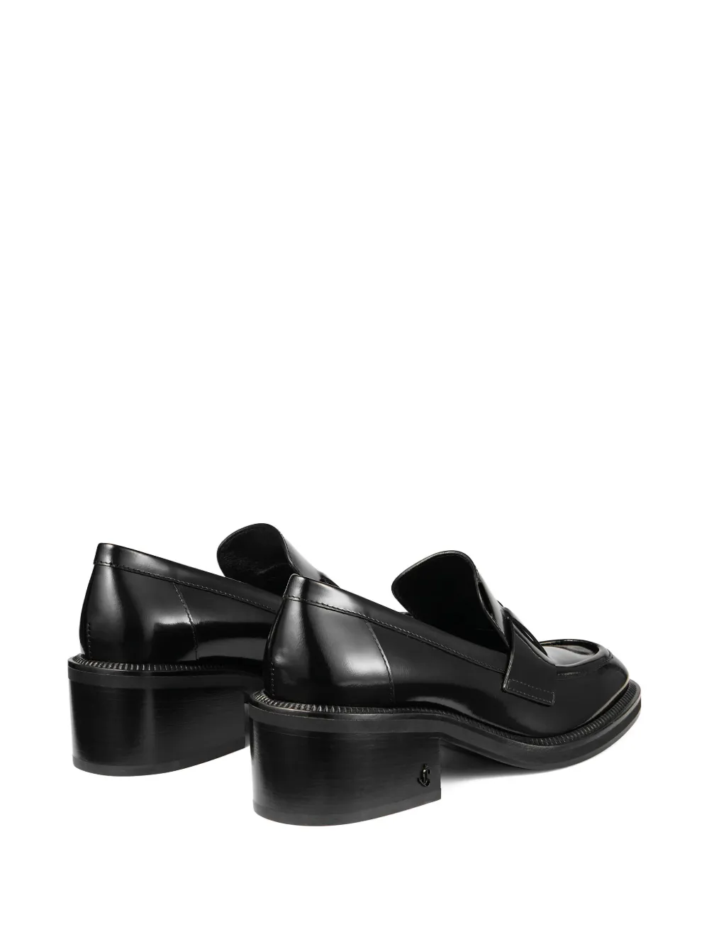 Лоферы Tylor 50 на блочном каблуке JIMMY CHOO, черный — фото 4