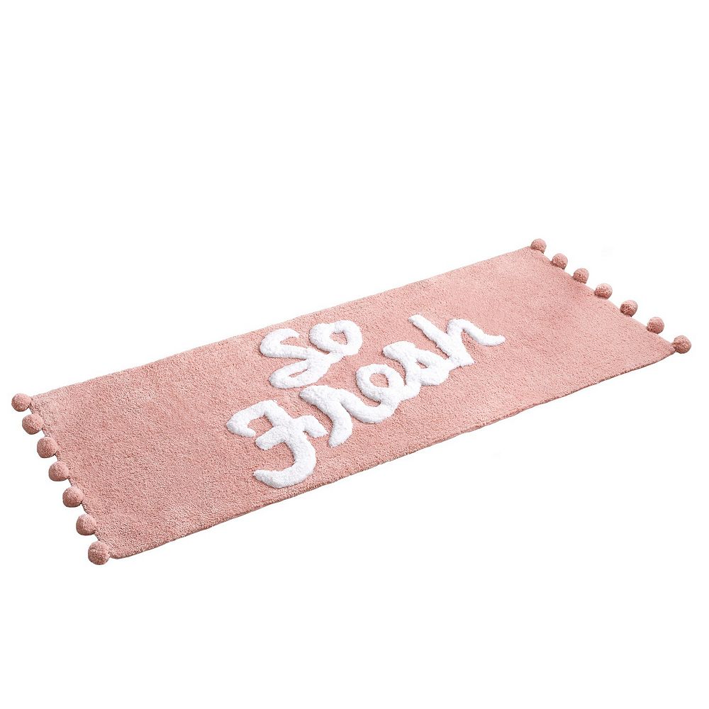 

розовый коврик для ванной VCNY Home So Fresh Pom Pom, цвет Blush