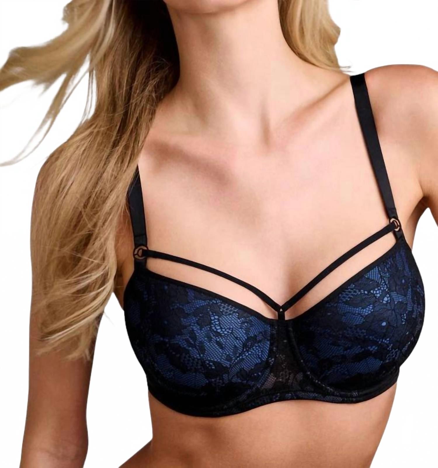 

Space Odyssey Бюстгальтер с мягкими чашками и кружевом в черном цвете Marlies dekkers