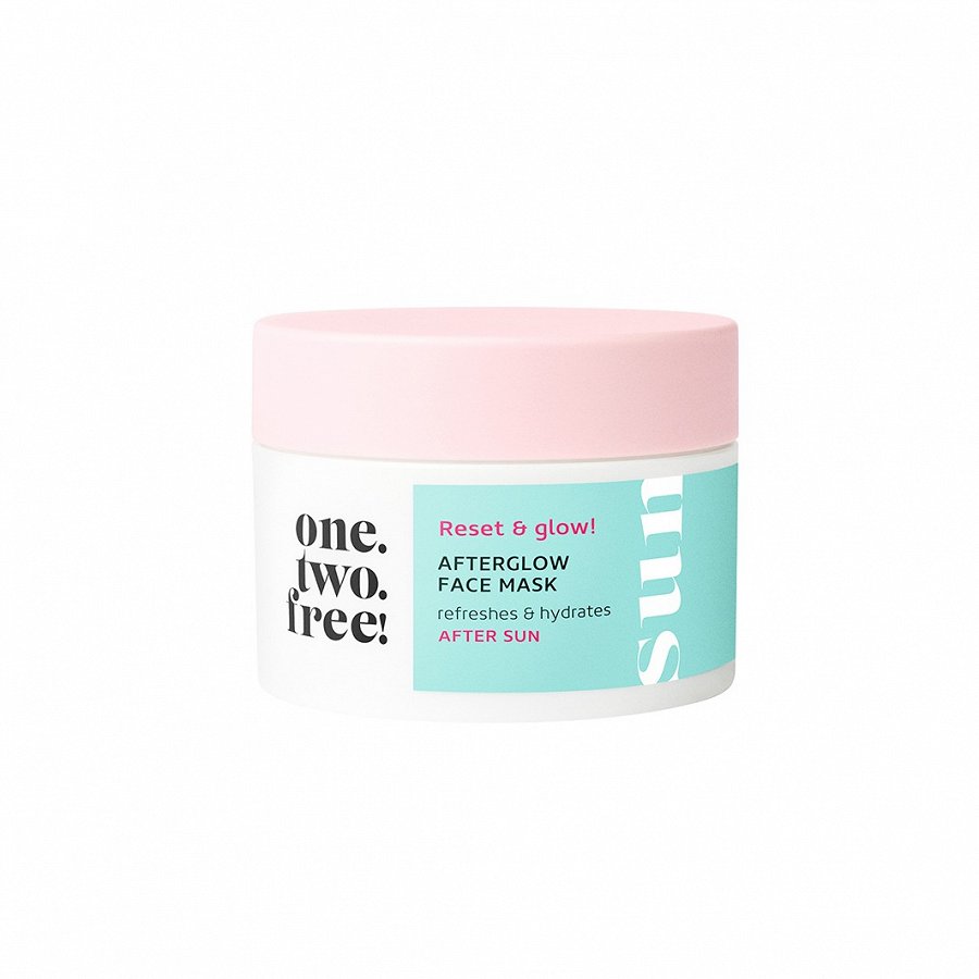 

Освежающая маска для лица afterglow face mask One.Two.Free!, 50 мл