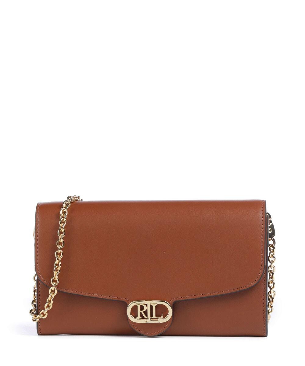 

Кошелек Adair 20 из мелкозернистой яловой кожи. Lauren Ralph Lauren, коричневый