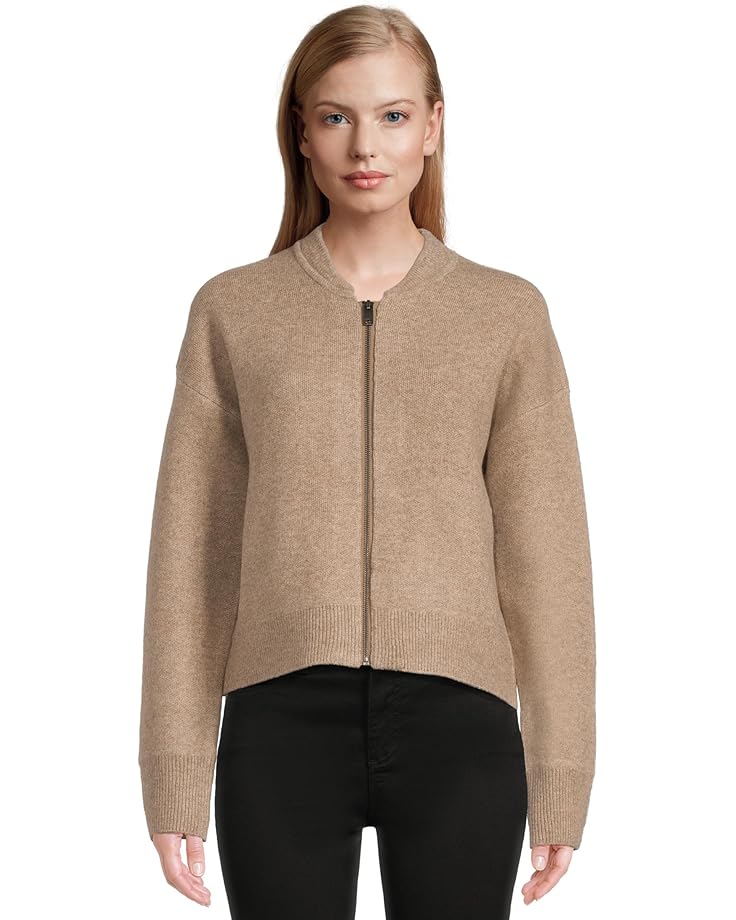 

Женский укороченный бомбер Michael Stars Lidia, Dark Oatmeal