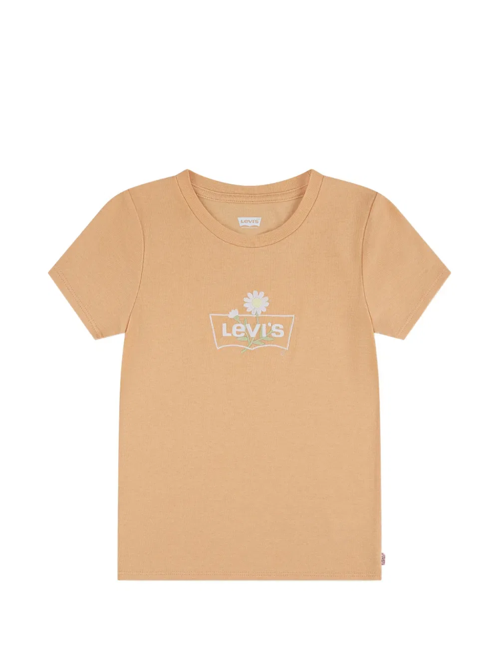 Футболка с вышивкой цветами Levi'S Kids, оранжевый
