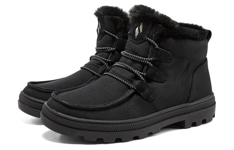 Женские ботинки Skechers Roadies Outdoor высокие с мехом, черный — фото 2