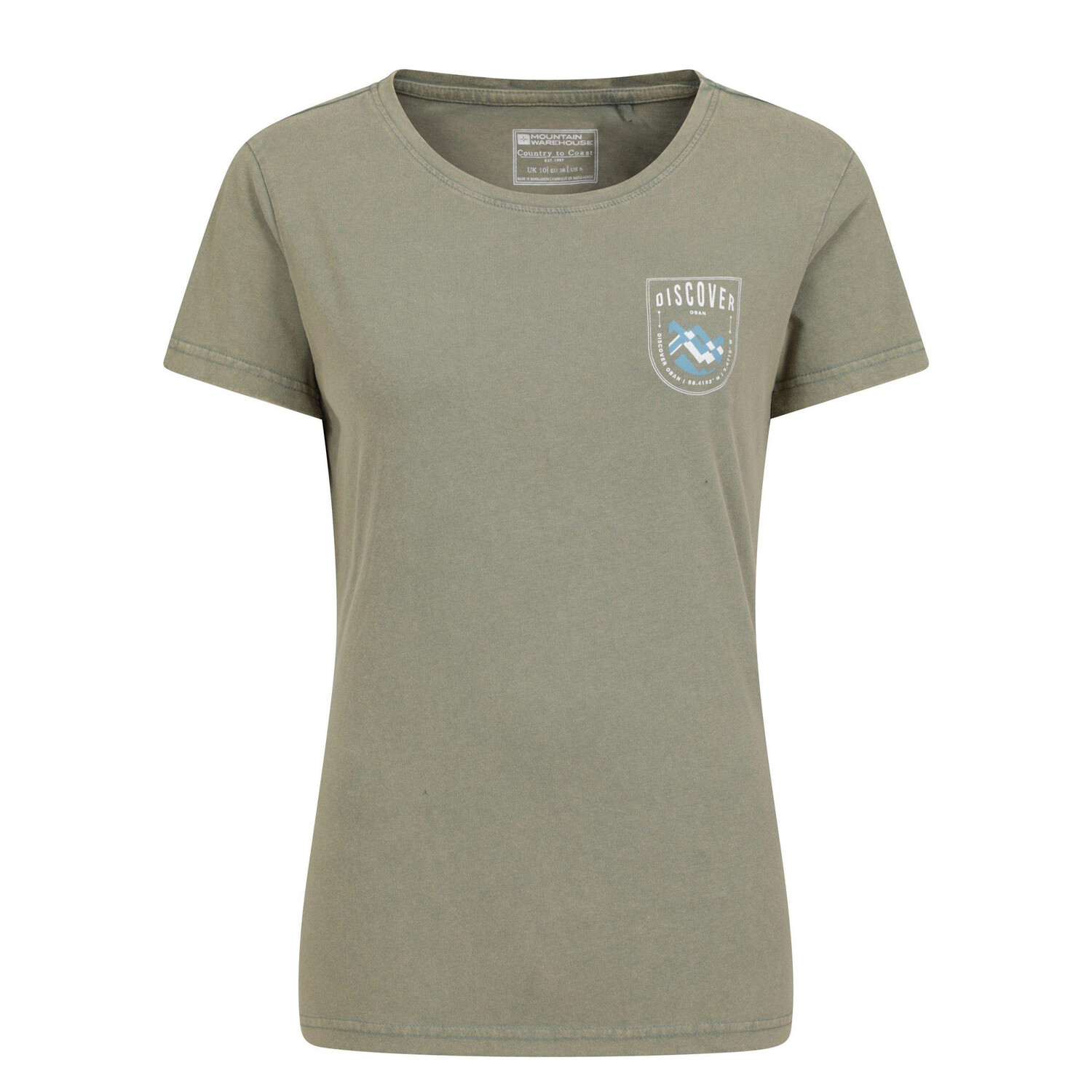 

Футболка "открой для себя обана" для Mountain Warehouse, хаки