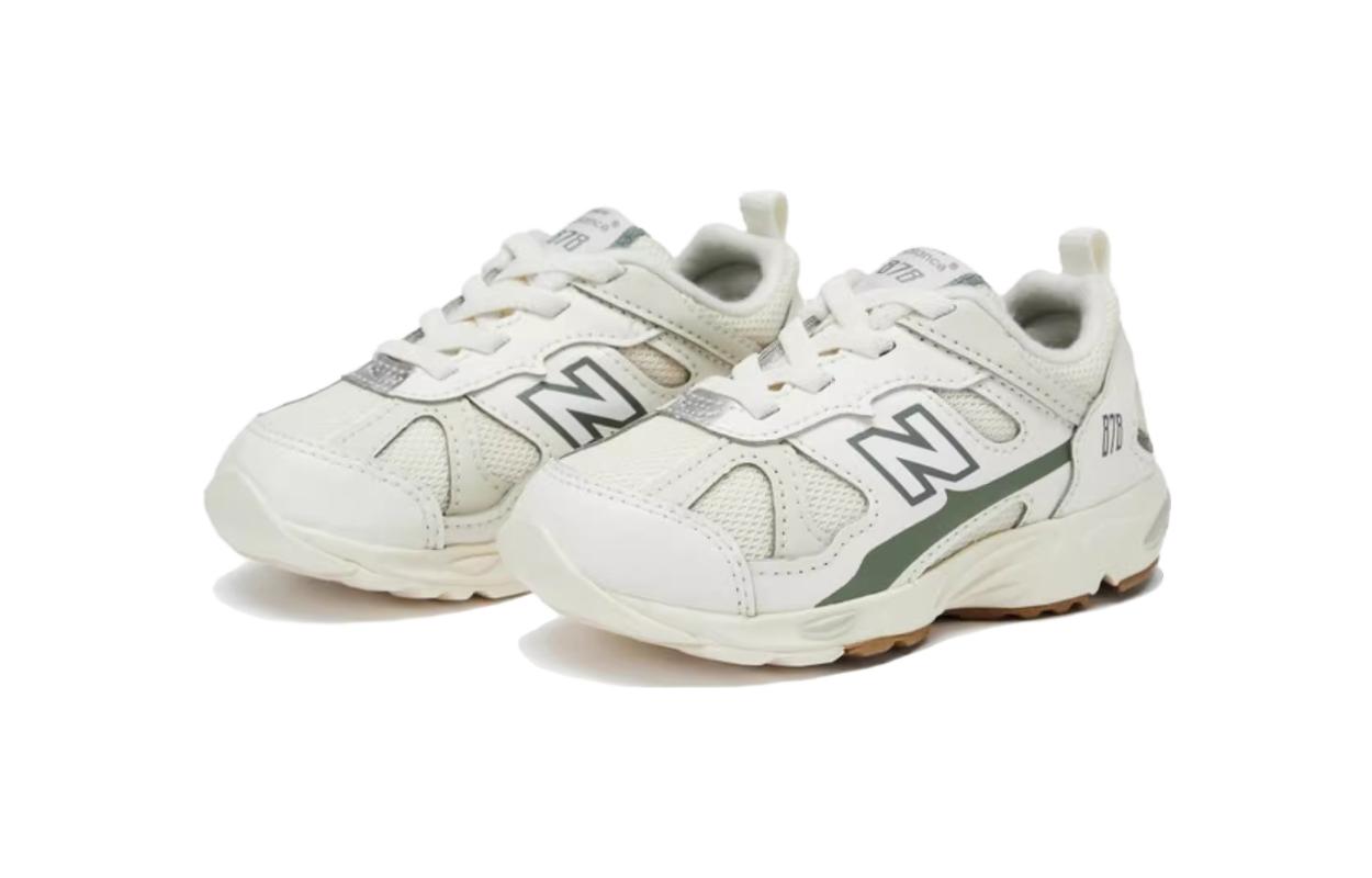 New Balance 878 Anti Kick Low Top Toddler Shoes Ecru Infant And Toddler — фото 3