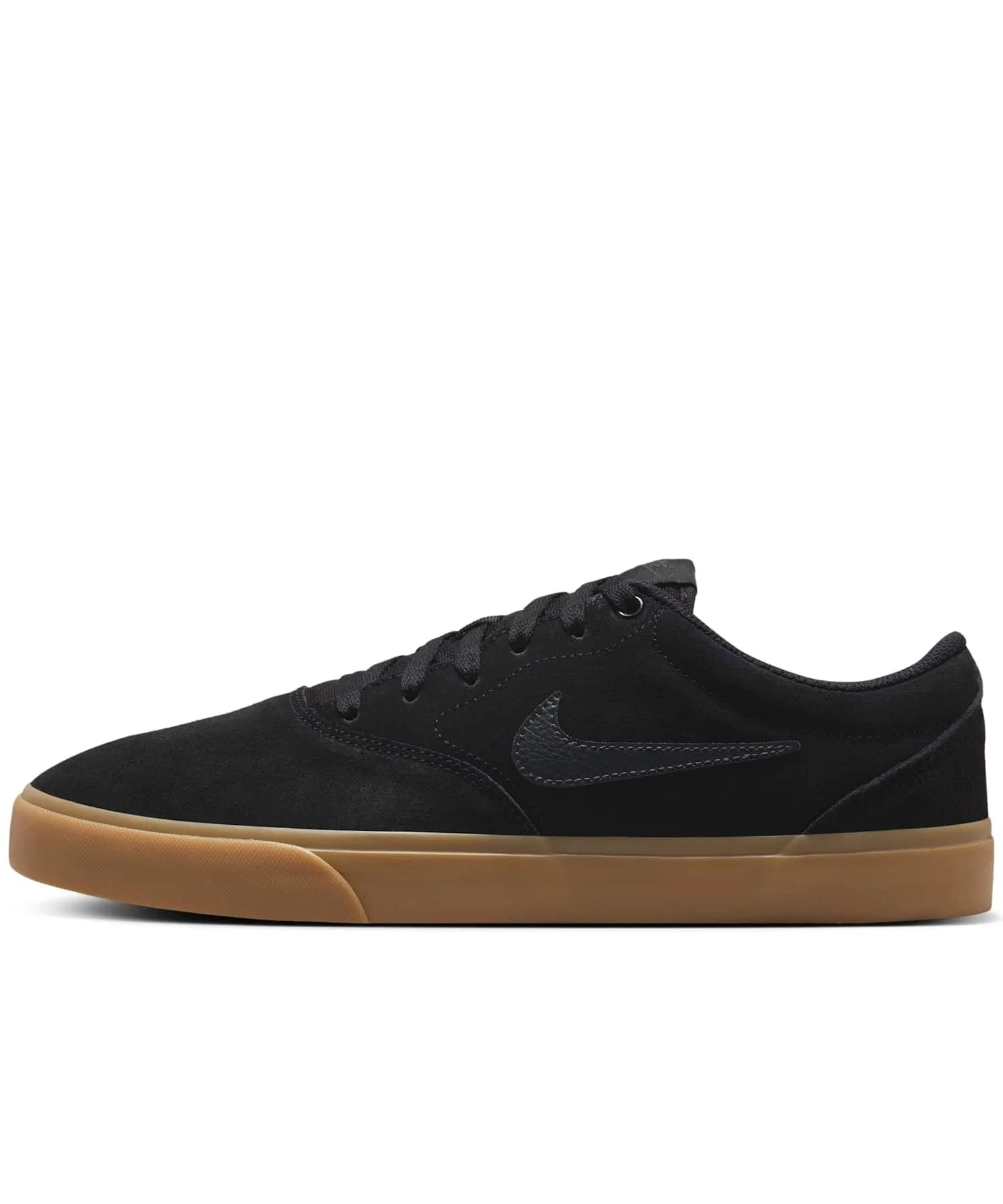 Мужские кроссовки NIKE Charge Suede из замши чёрные