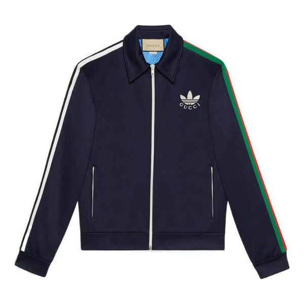 

Куртка x adidas zip jacket 'navy blue' Gucci, синий