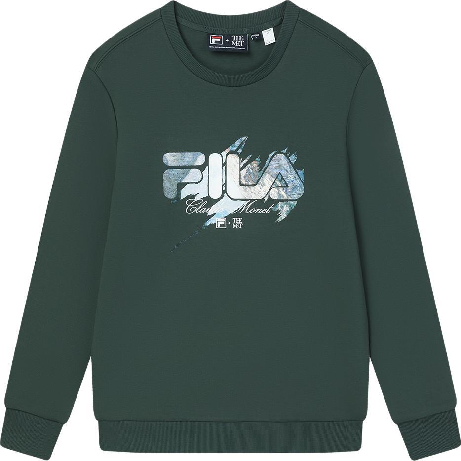 

Толстовка мужская Deep Bamboo Emerald Fila, цвет Deep bamboo emerald