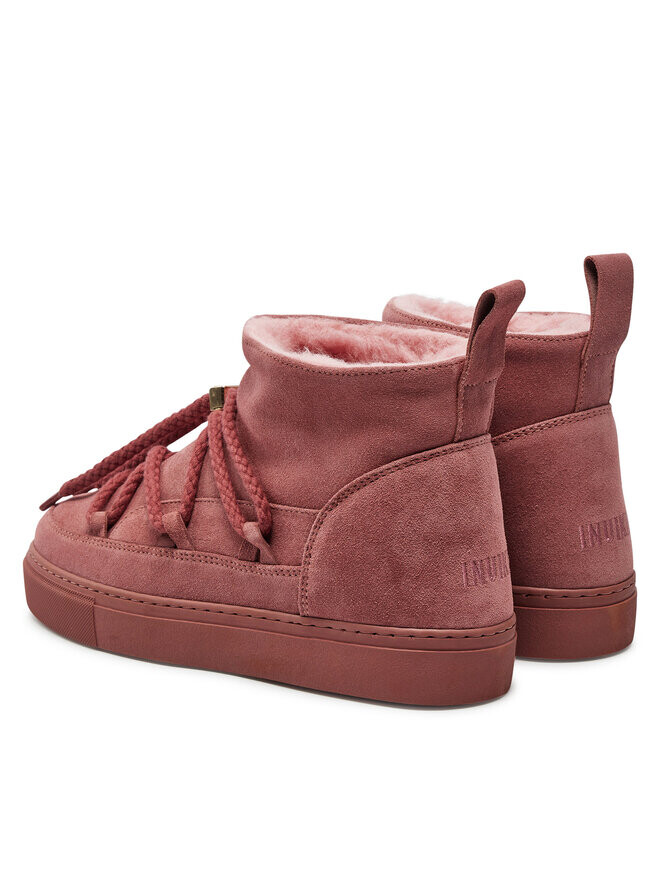 Зимние ботинки женские Inuikii Botas de nieve из овчины, розовый — фото 3
