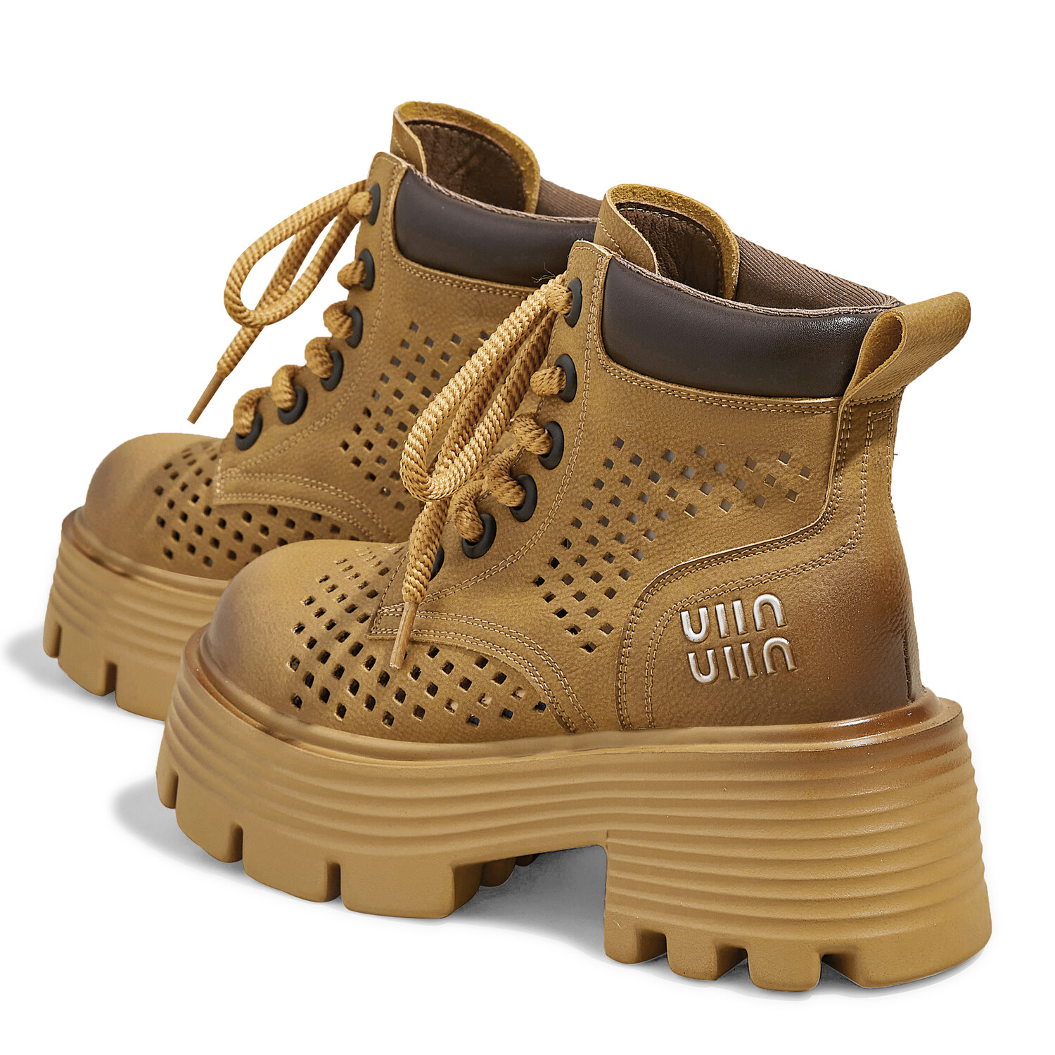 

Ботинки Martin Boot женские A Poinsettia Princess, цвет Khaki - Mesh