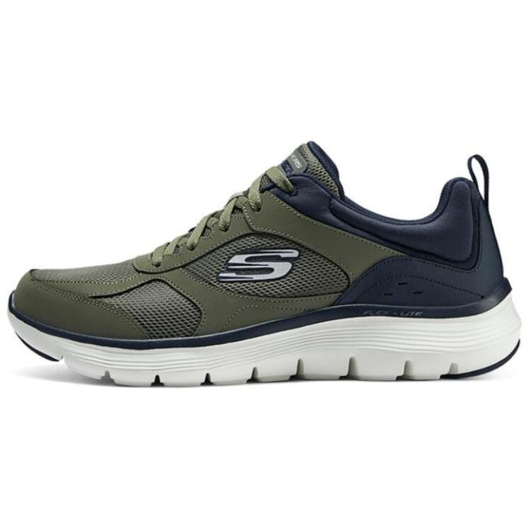 

Кроссовки мужские низкие оливково-зеленые Skechers