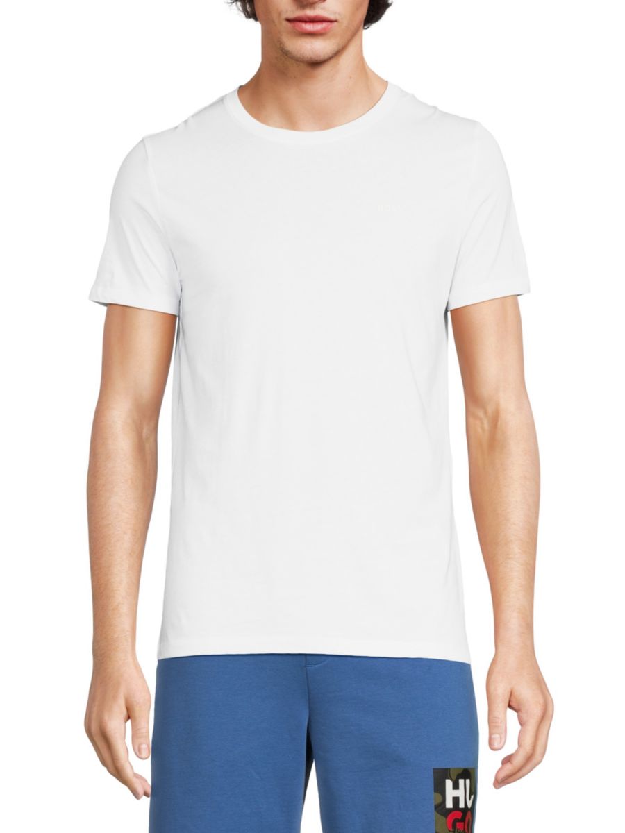 

Футболка Tessler 33 Slim Fit с логотипом BOSS, белый