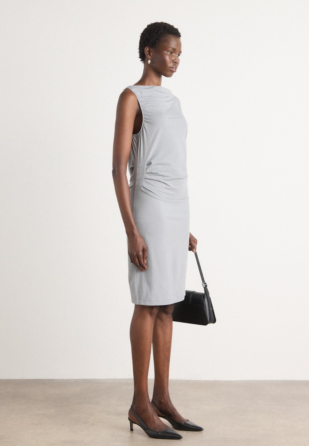 Платье из джерси ENILA - Shift dress BOSS, бирюзовый — фото 2