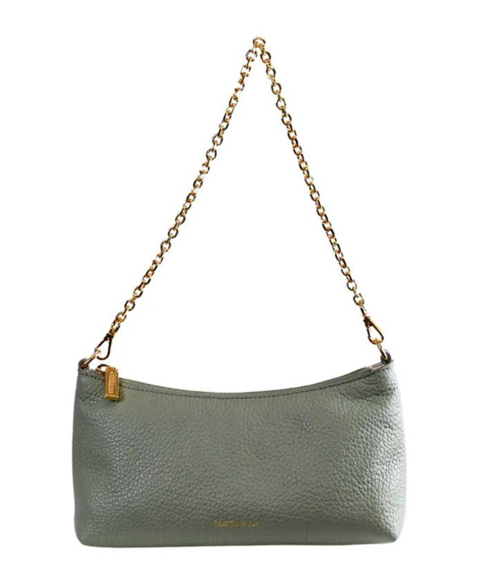 

Кожаная сумка через плечо с цепочкой Coccinelle, зеленый