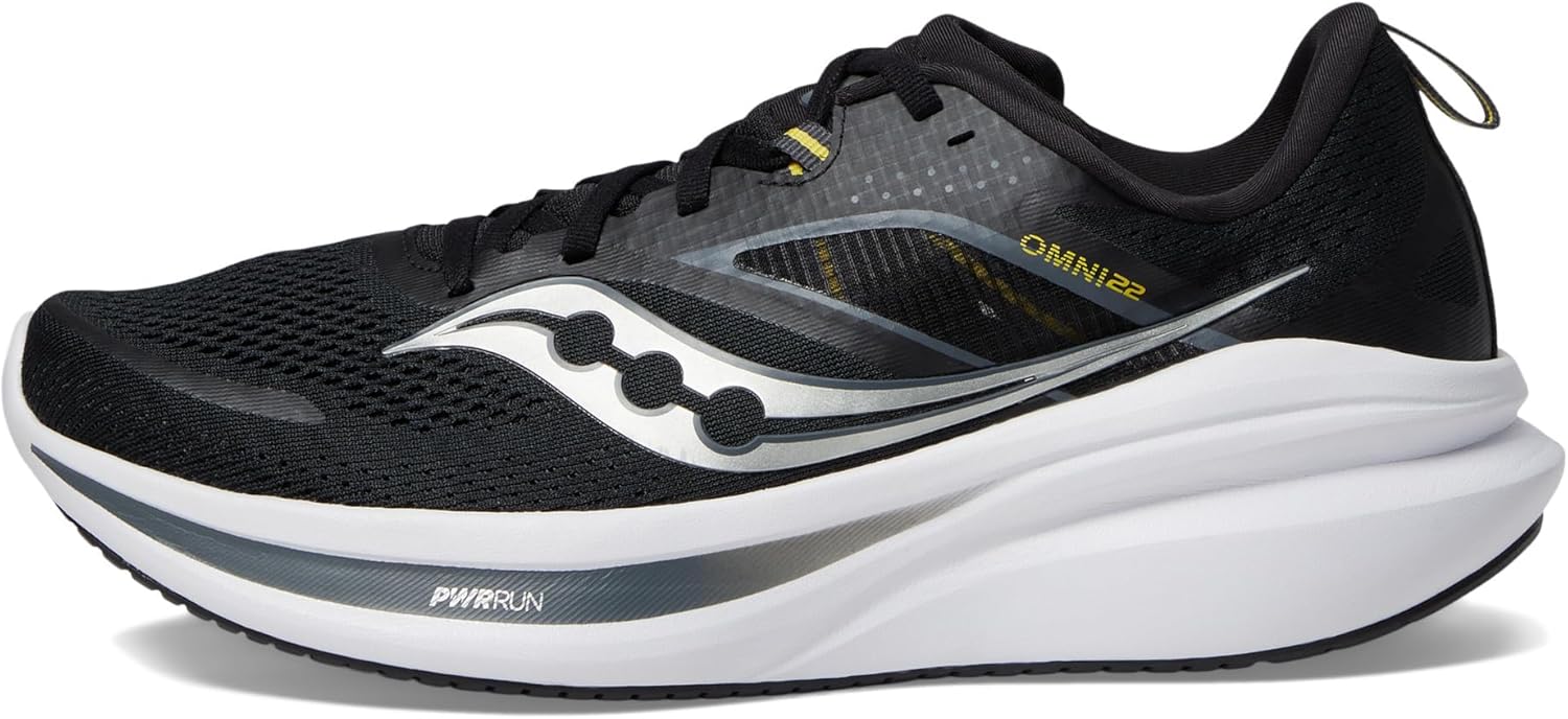 Мужские кроссовки Saucony Omni 22, белый/черный — фото 4