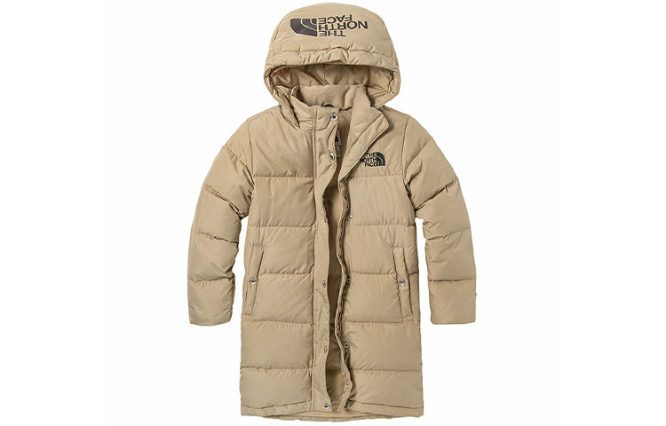 Детские пуховики/жилеты The North Face, хаки