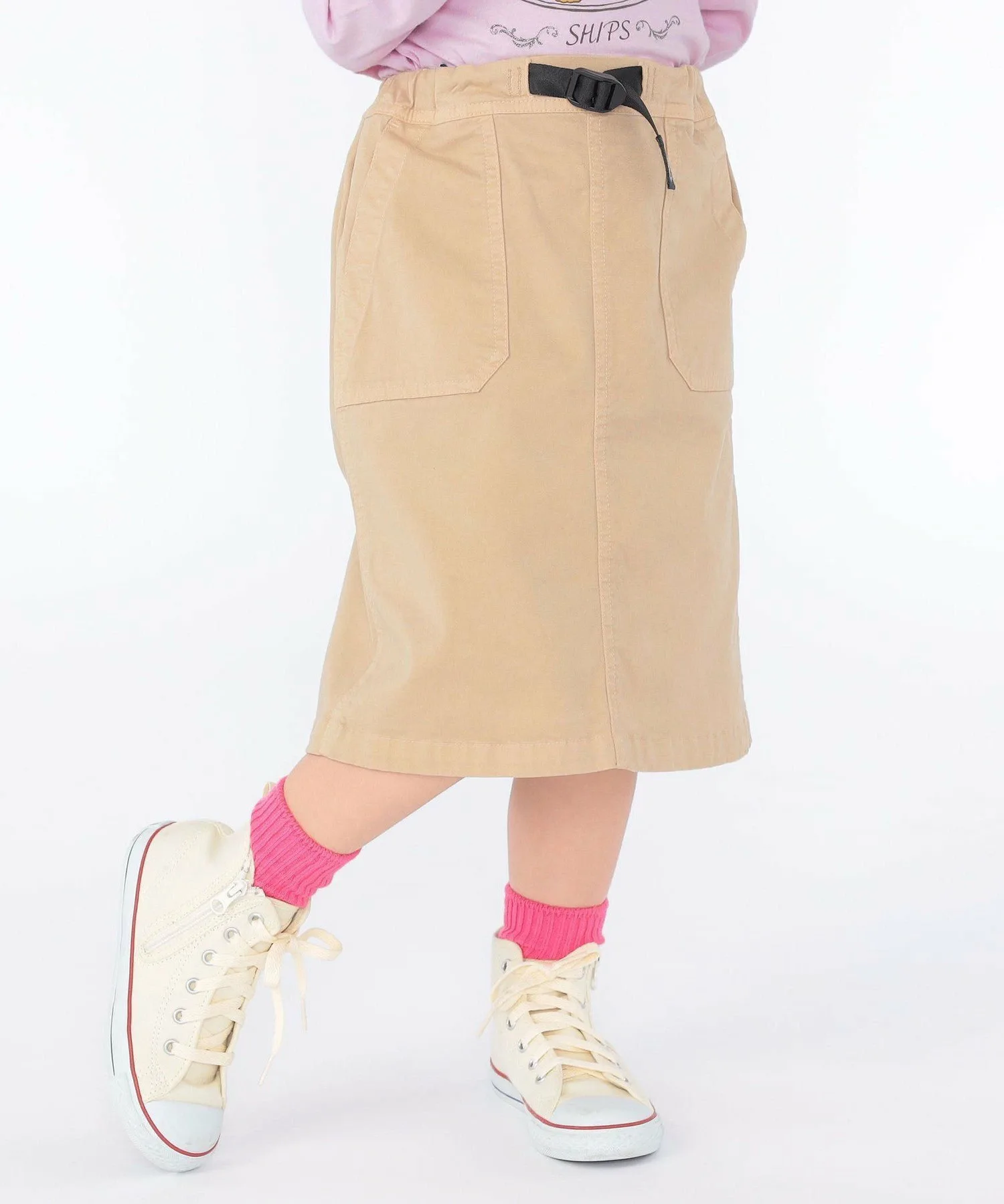 Gramicci: 100~150 см / Трапециевидная юбка SHIPS KIDS, Khaki