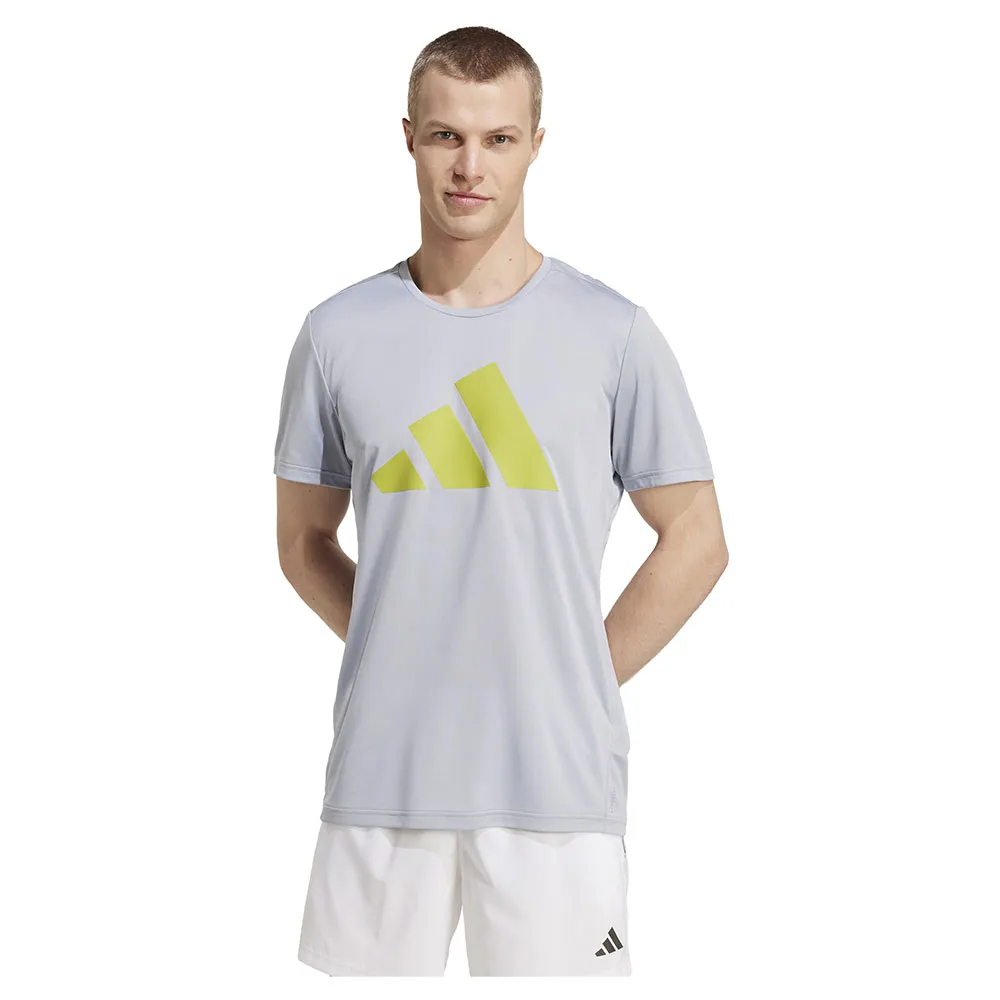 

Футболка с коротким рукавом спортивная adidas Run It, серый