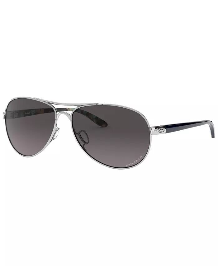 

Мужские солнцезащитные очки Prizm, OO4079 59 Oakley, серебро