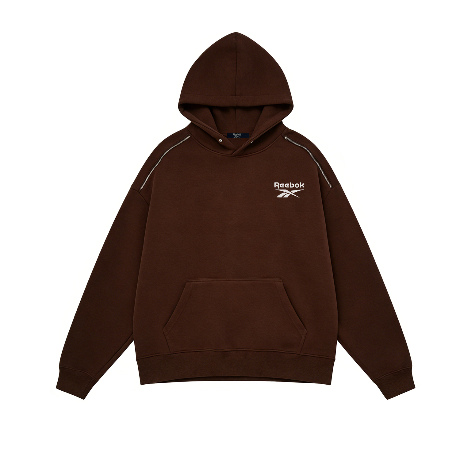 

Толстовка Unisex Hooded Moderate Heavyweight Reebok, коричневый coffee