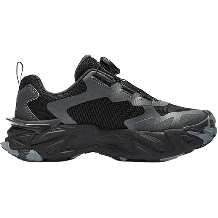 FILA KIDS Детские кроссовки BOA с низким верхом, противоскользящие, износостойкие, черные, для подростков — фото 2