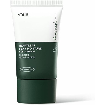 

Солнцезащитный крем Heartleaf Silky Moisture 50 мл Anua