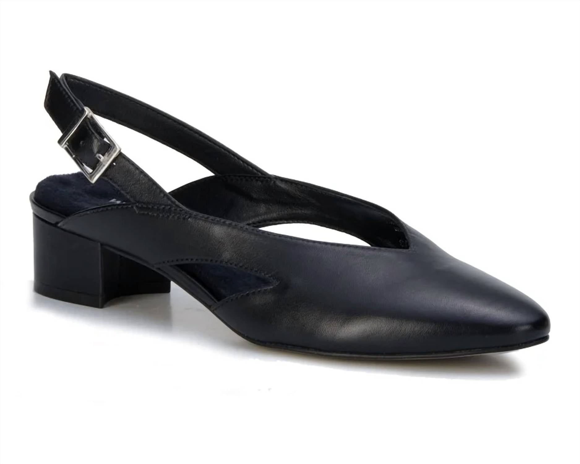 Сандалии Harlan Slingback - узкие, черного цвета the walking cradle co.